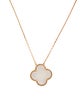 Van Cleef & Arpels Mother of Pearl Magic Alhambra Pendant Necklace