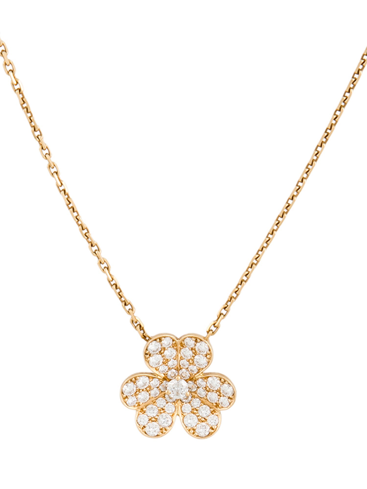 Van Cleef & Arpels Frivole Pendant Necklace, Small Model