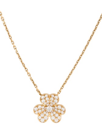 Van Cleef & Arpels Frivole Pendant Necklace, Small Model