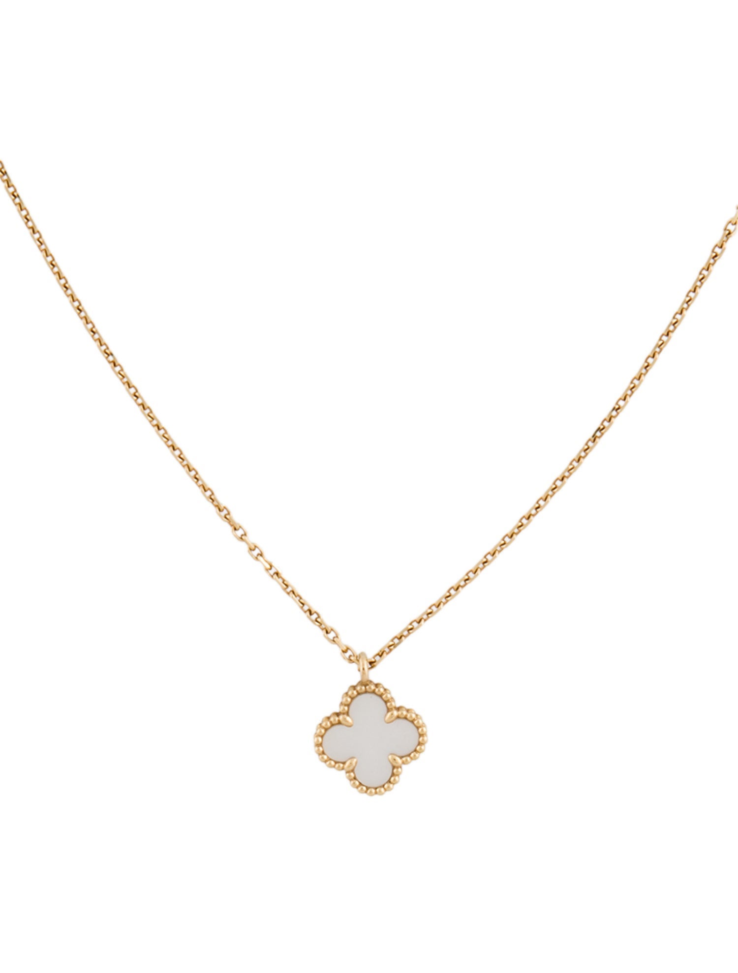 Van Cleef & Arpels Mother of Pearl Sweet Alhambra Pendant