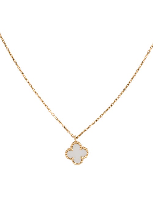 Van Cleef & Arpels Mother of Pearl Sweet Alhambra Pendant