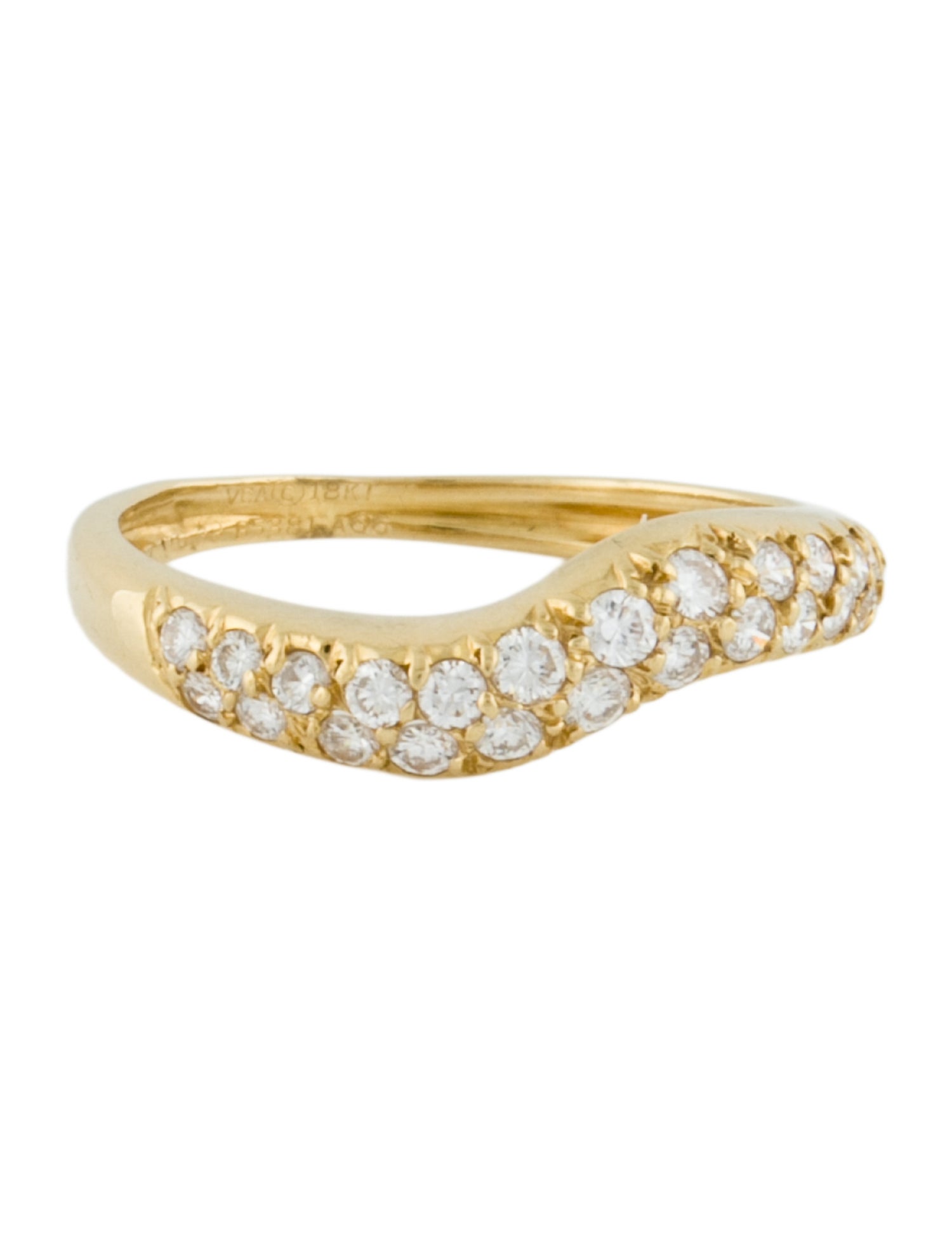 Van Cleef & Arpels Vintage 18K Diamond Band