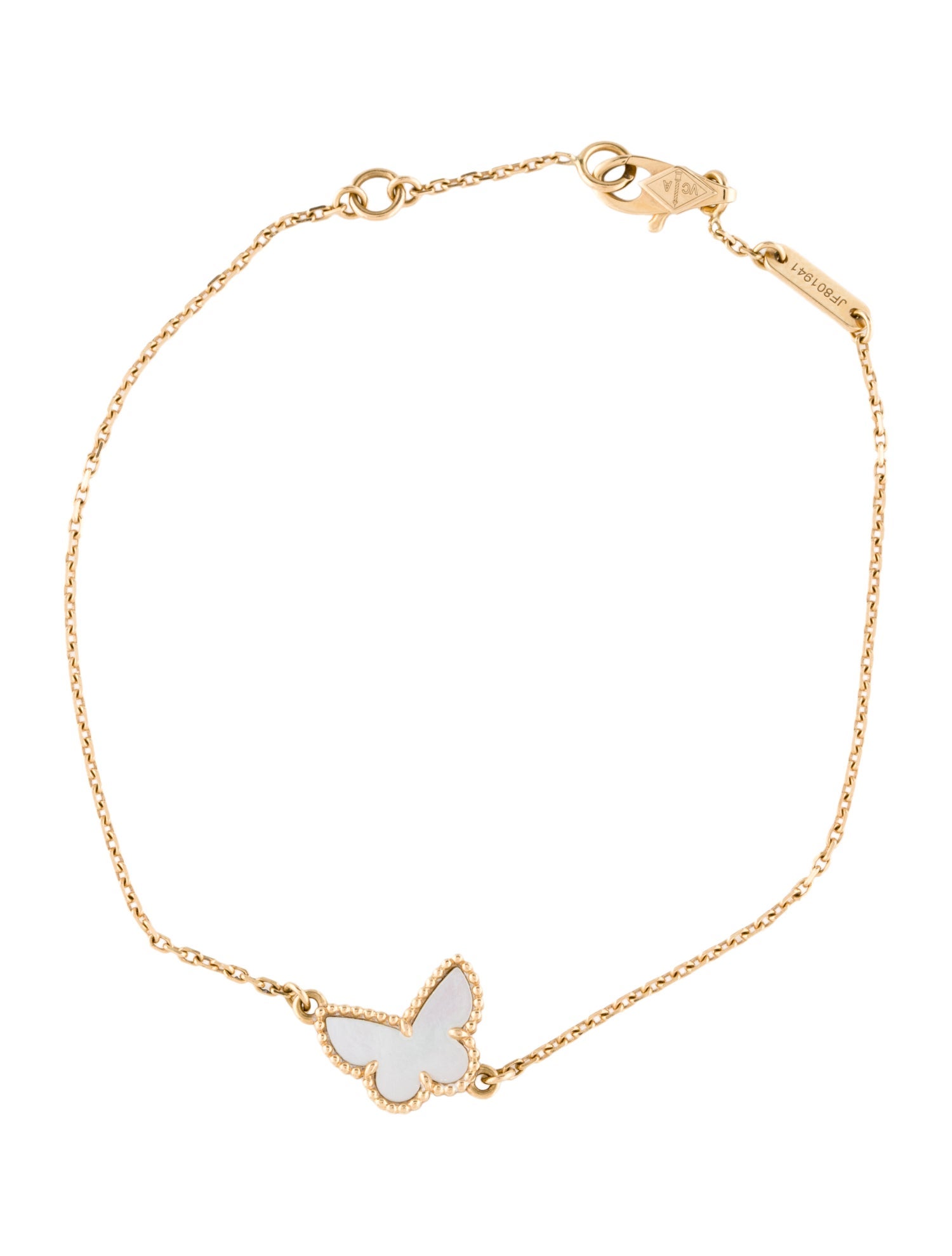 Van Cleef & Arpels Mother of Pearl Sweet Butterflies Bracelet