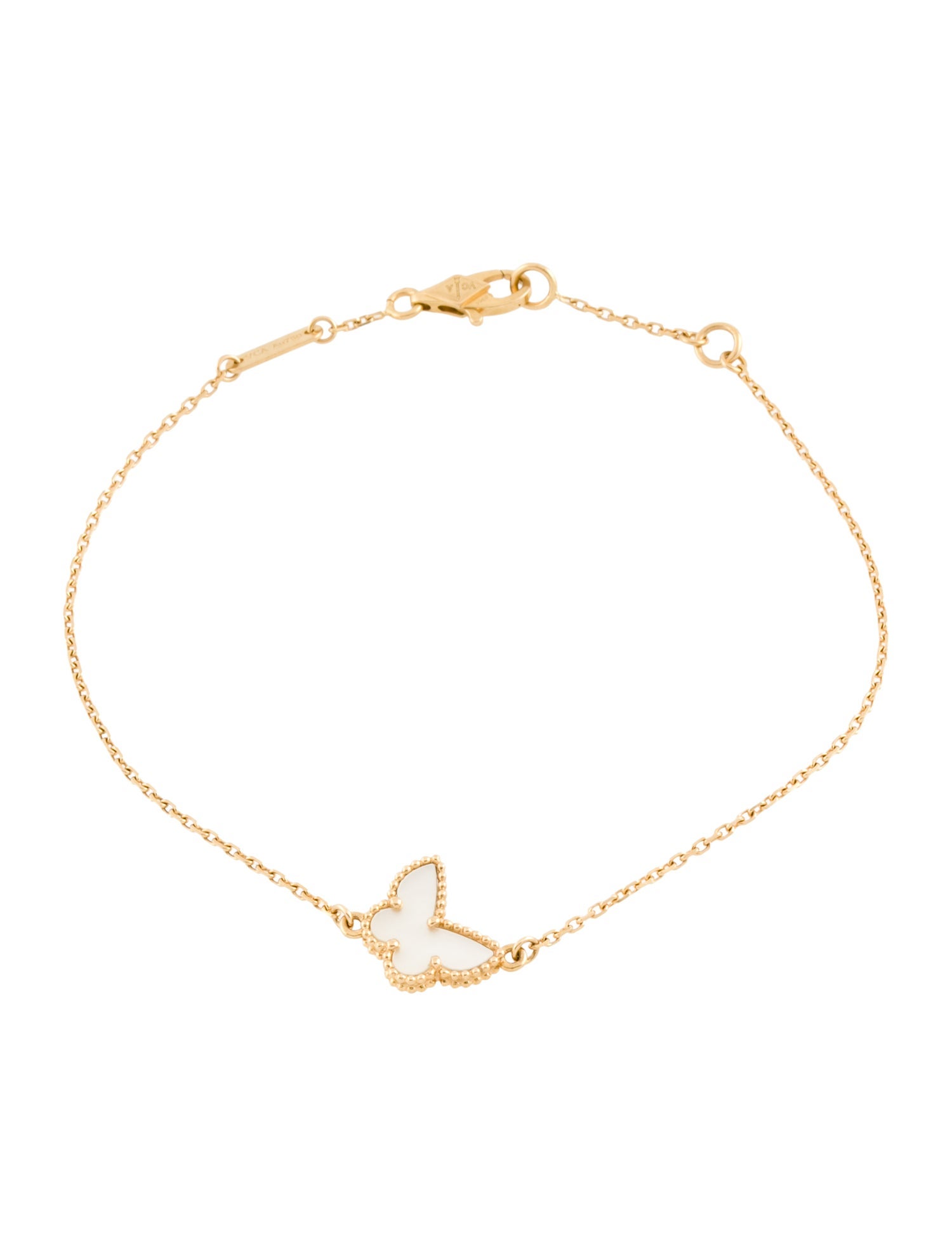 Van Cleef & Arpels Mother of Pearl Sweet Butterflies Bracelet