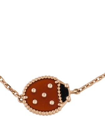 Van Cleef & Arpels Lucky Spring Closed Wings Ladybug Bracelet