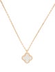 Van Cleef & Arpels Mother of Pearl Sweet Alhambra Pendant Necklace