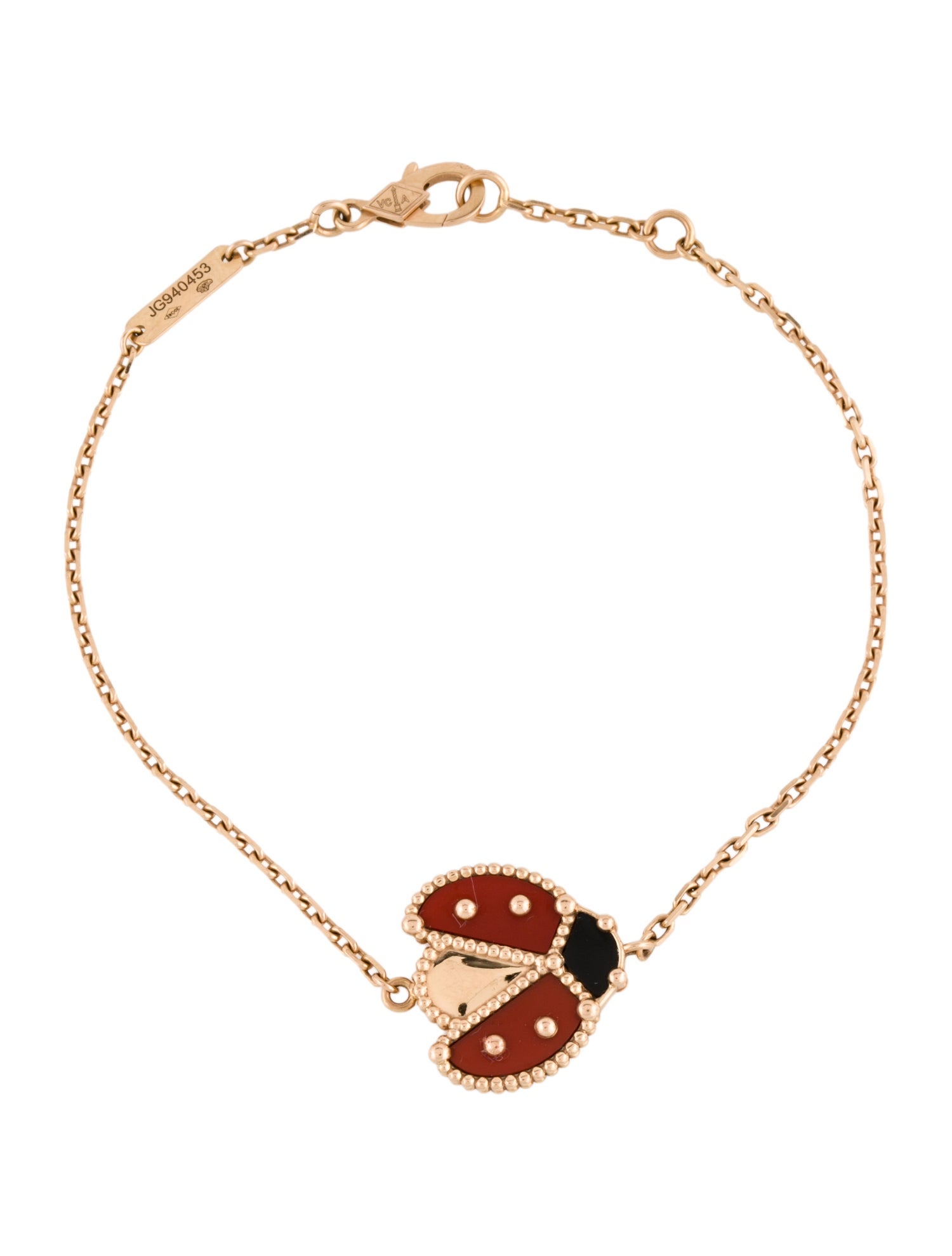 Van Cleef & Arpels Lucky Spring Open Wings Ladybug Bracelet