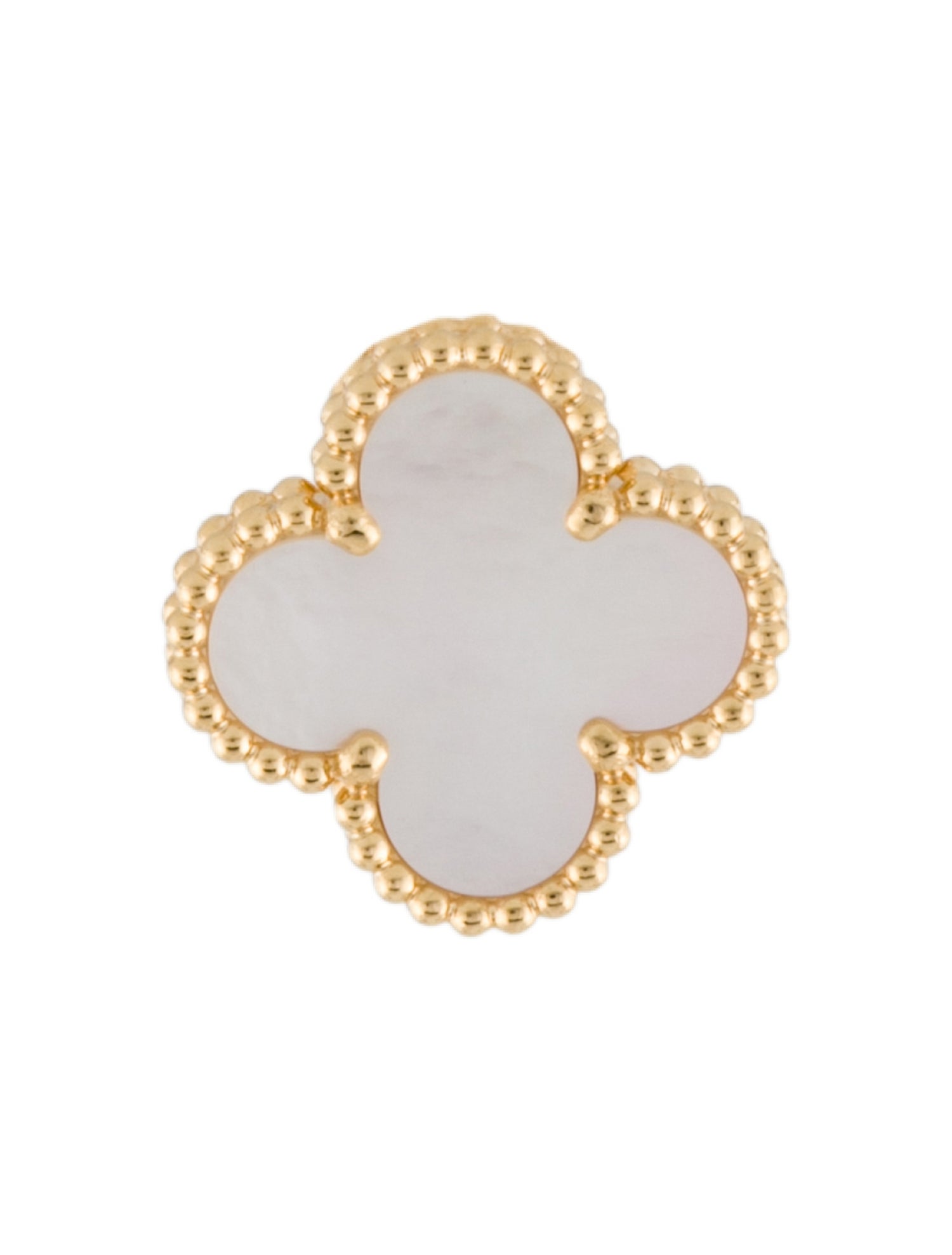 Van Cleef & Arpels Mother of Pearl Vintage Alhambra Single Earring