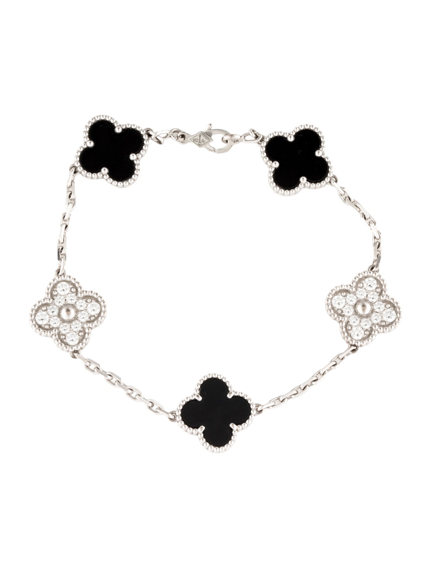 Van Cleef & Arpels Vintage Alhambra 5 Motif Bracelet