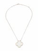 Van Cleef & Arpels Mother of Pearl Magic Alhambra Pendant Necklace