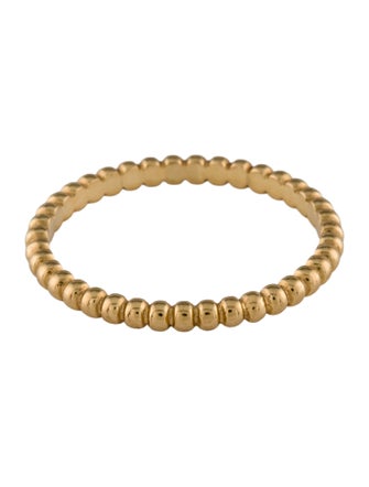 Van Cleef & Arpels Perlée Pearls Of Gold Ring, Small Model