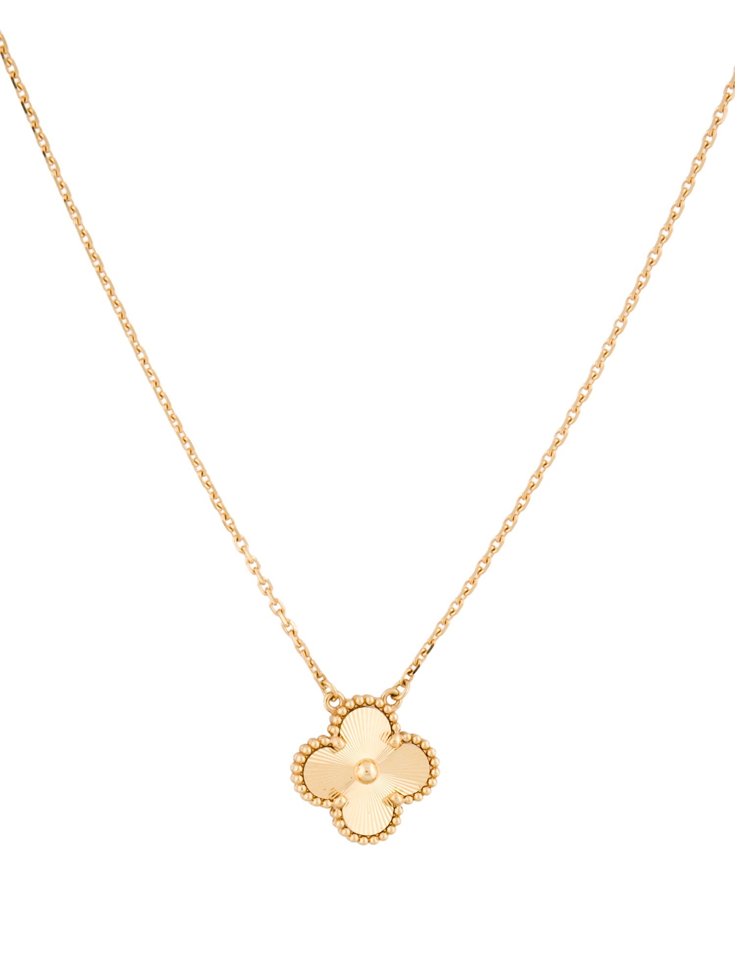 Van Cleef & Arpels Vintage Alhambra Pendant Necklace