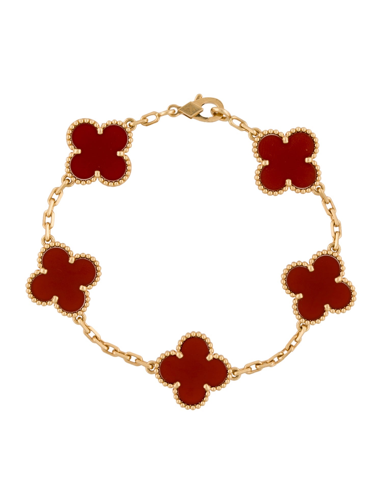 Van Cleef & Arpels Vintage Alhambra Bracelet, 5 Motifs