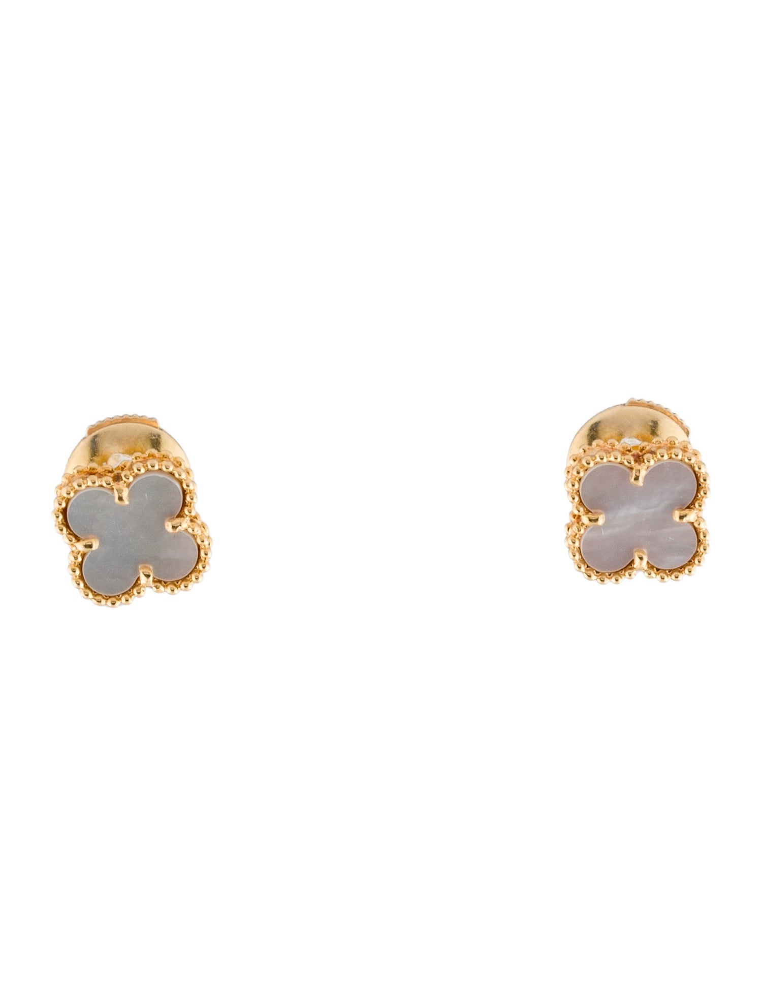 Van Cleef & Arpels Mother of Pearl Sweet Alhambra Earstuds