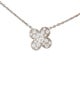 Van Cleef & Arpels Diamond Trefle Pendant Necklace