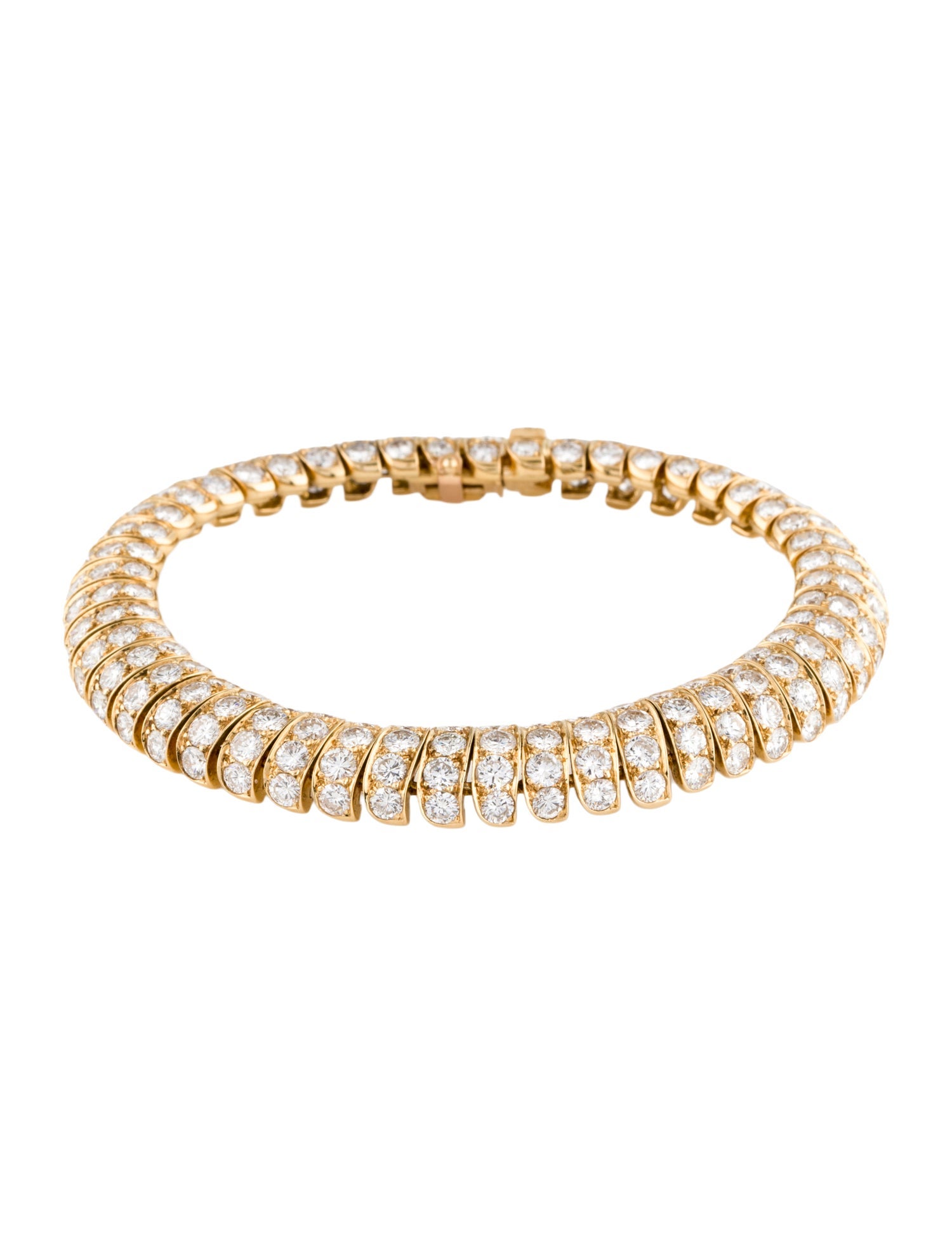 Van Cleef & Arpels Vintage Diamond Link Bracelet