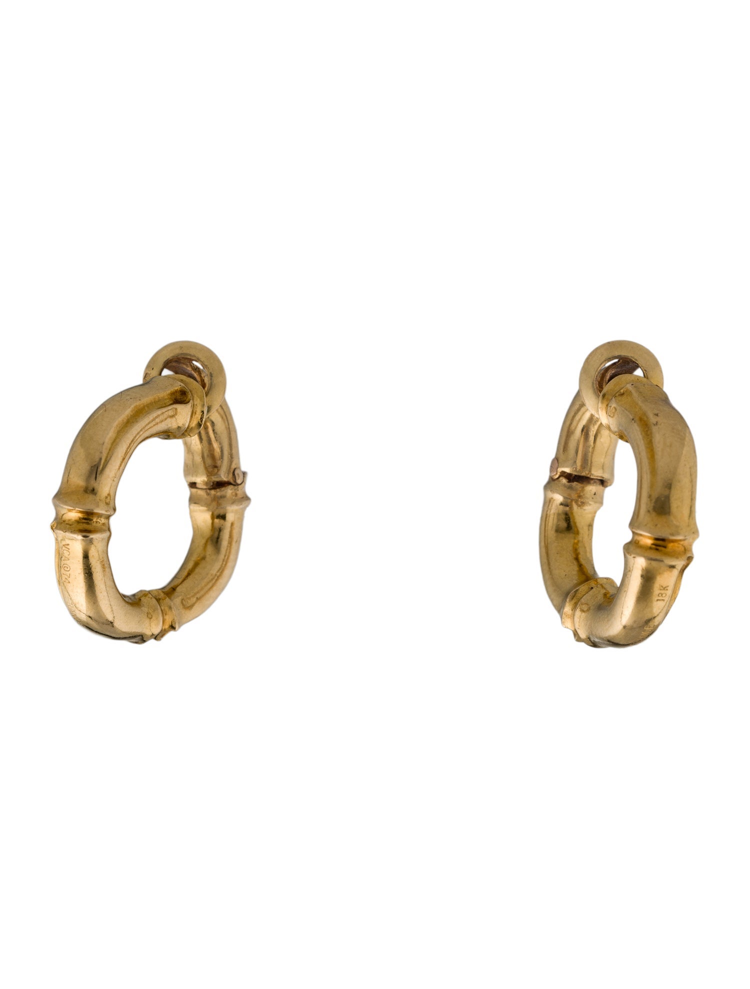 Van Cleef & Arpels Vintage Bamboo Earrings