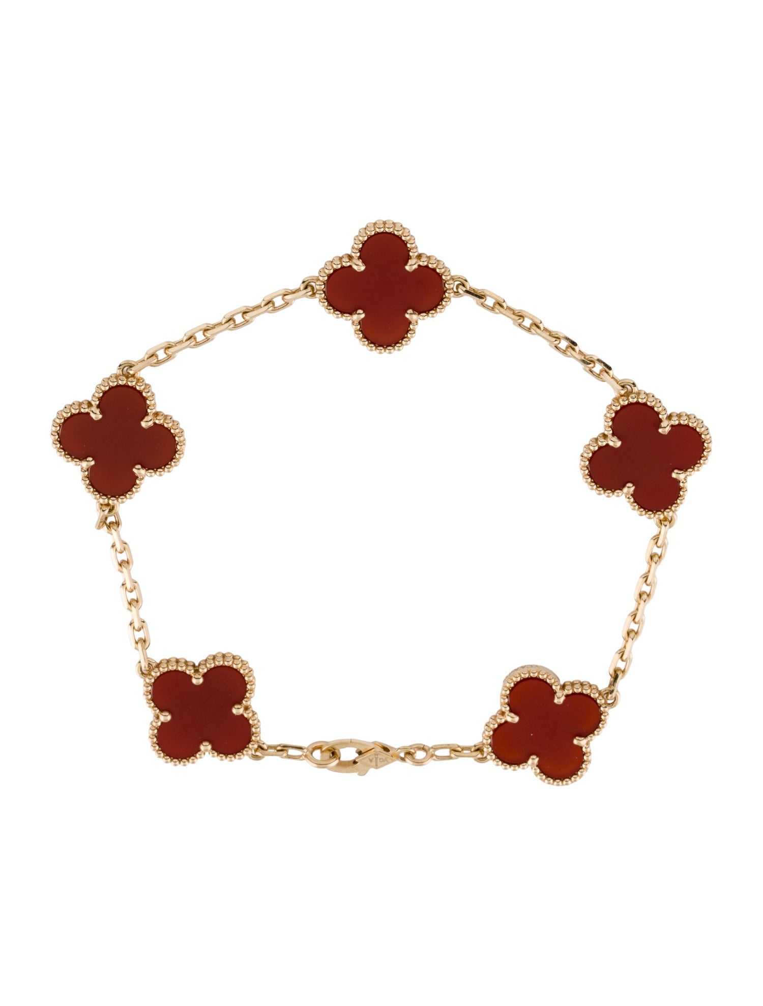 Van Cleef & Arpels Vintage Alhambra Bracelet, 5 Motifs