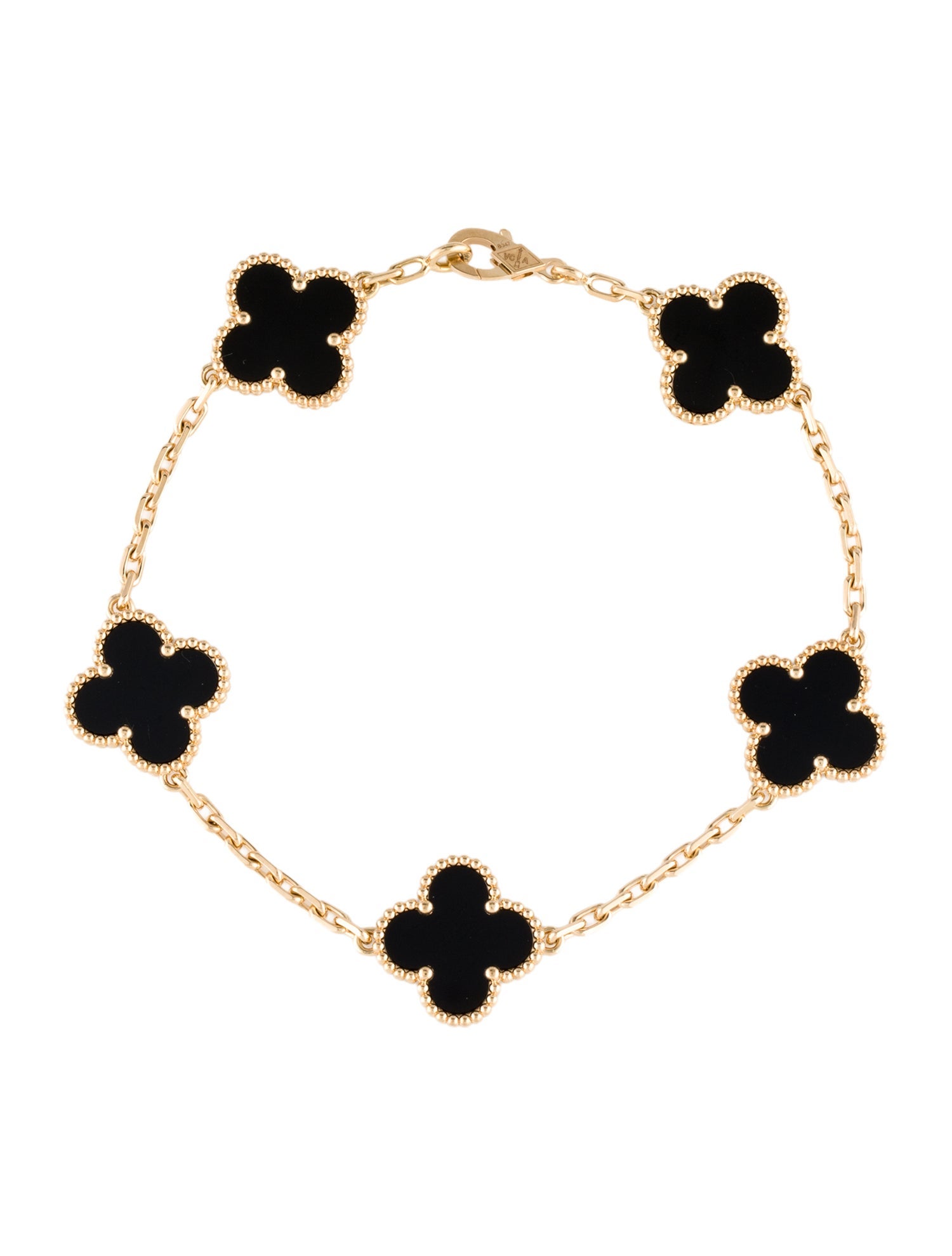 Van Cleef & Arpels Vintage Alhambra Bracelet, 5 Motifs