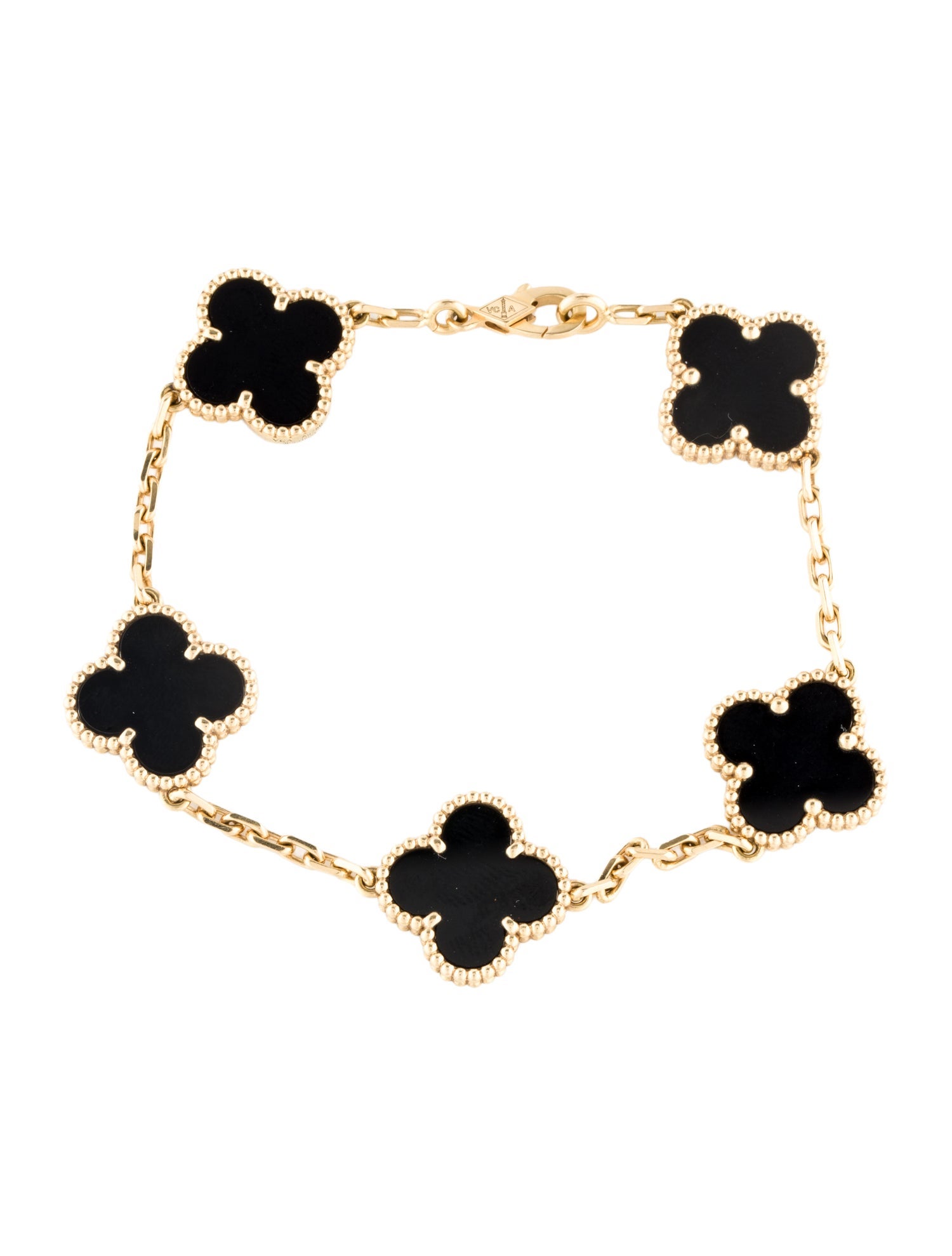 Van Cleef & Arpels Vintage Alhambra Bracelet, 5 Motifs