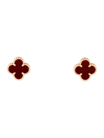 Van Cleef & Arpels Sweet Alhambra Stud Earrings