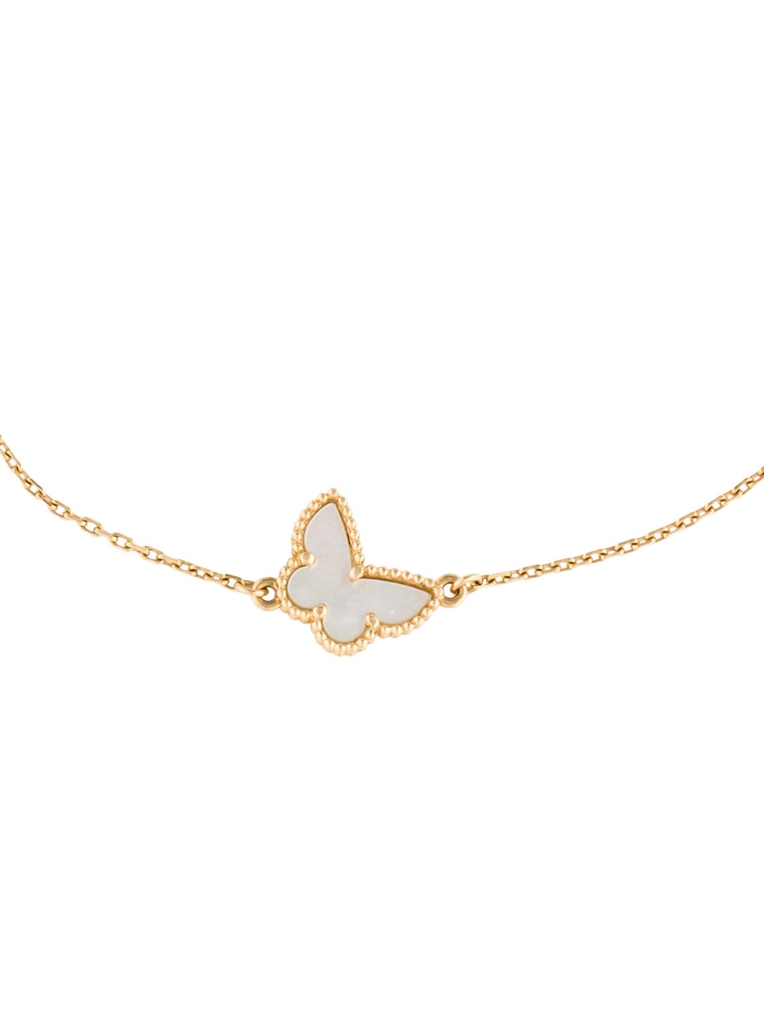 Van Cleef & Arpels Mother of Pearl Sweet Butterflies Bracelet