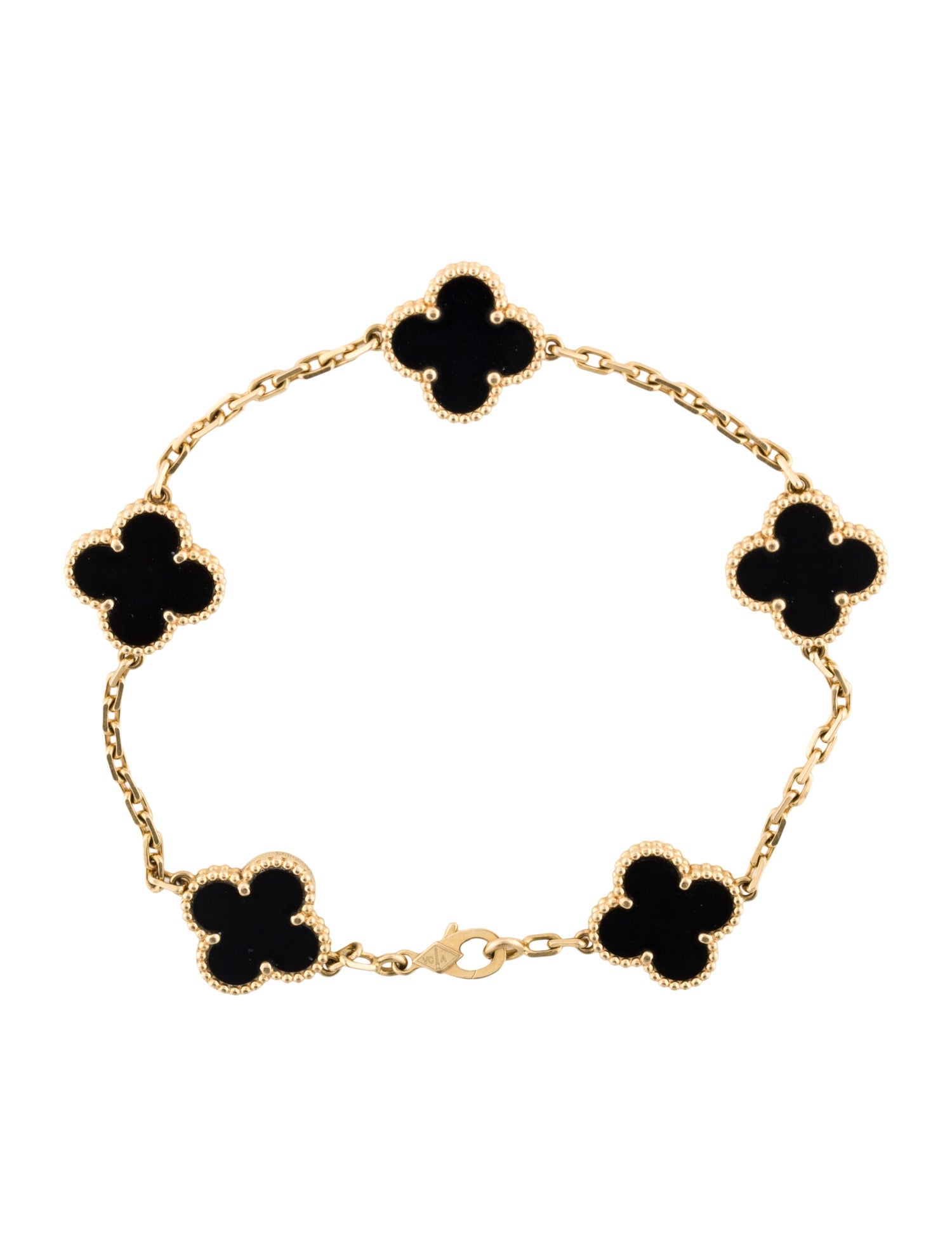 Van Cleef & Arpels Vintage Alhambra 5 Motif Bracelet