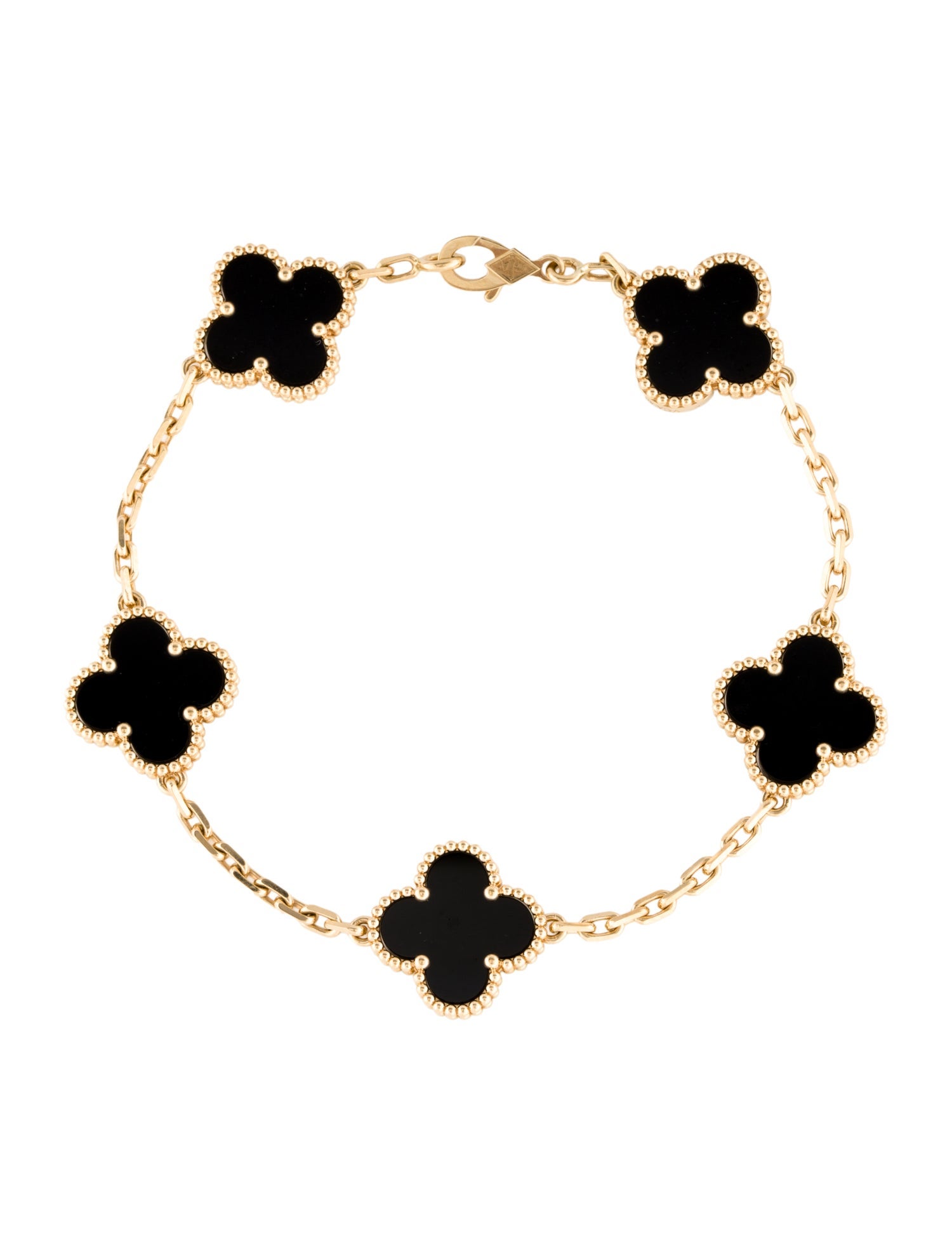 Van Cleef & Arpels Vintage Alhambra Bracelet, 5 Motifs
