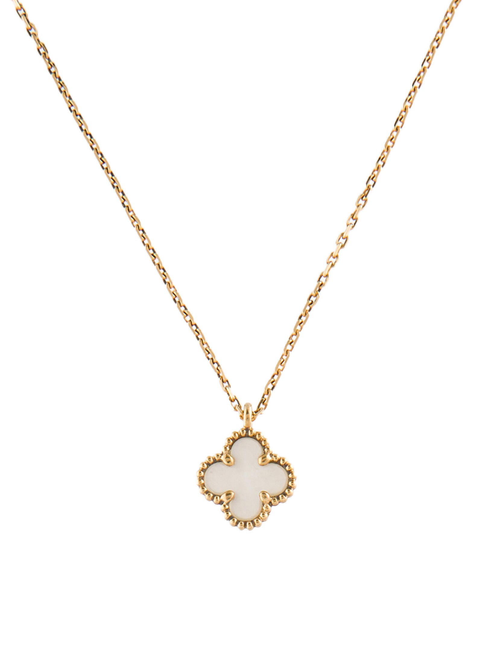 Van Cleef & Arpels Mother of Pearl Sweet Alhambra Pendant