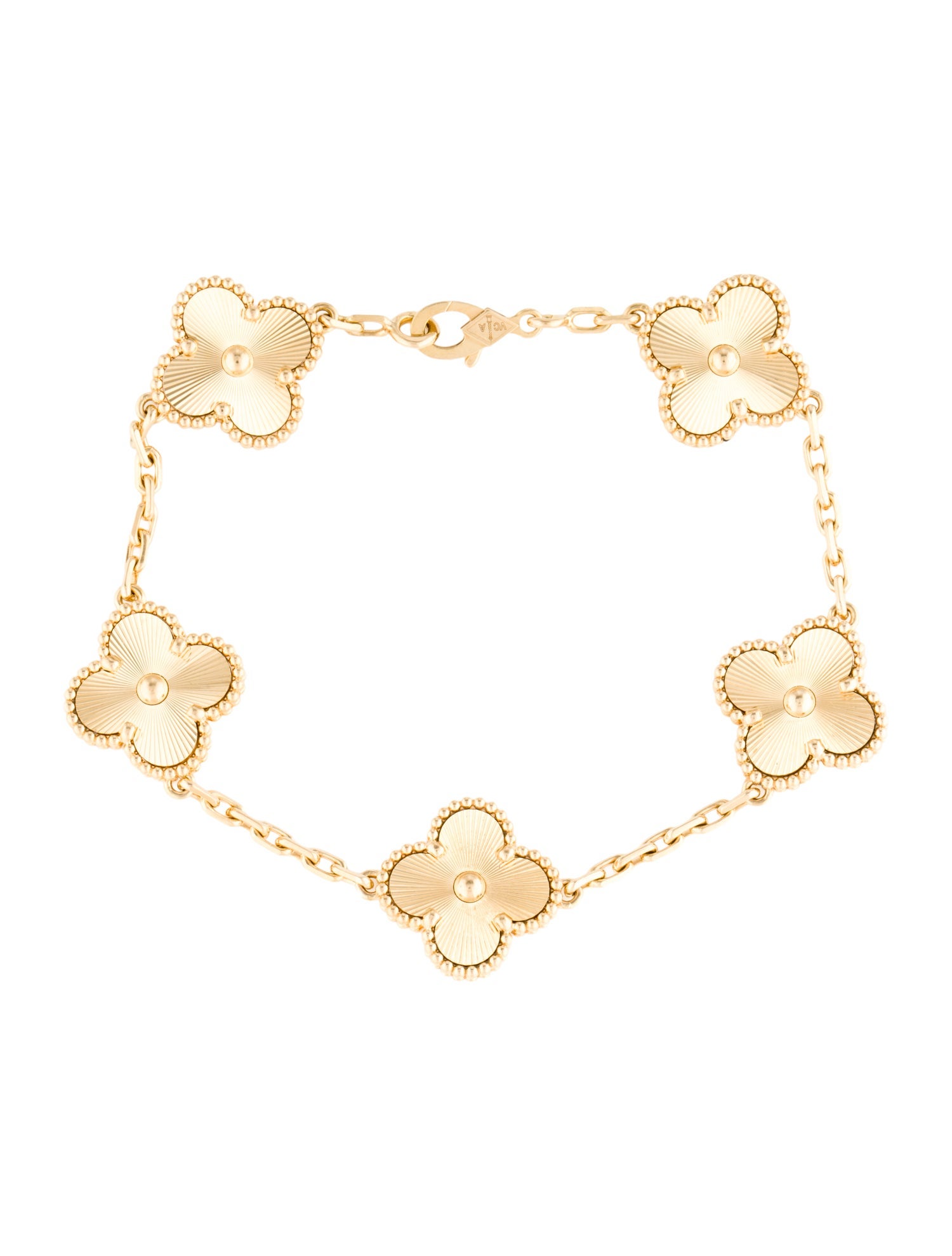 Van Cleef & Arpels Vintage Alhambra Bracelet, 5 Motifs