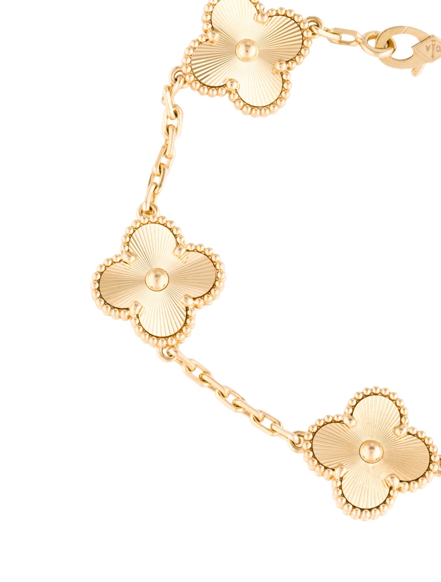 Van Cleef & Arpels Vintage Alhambra Bracelet, 5 Motifs