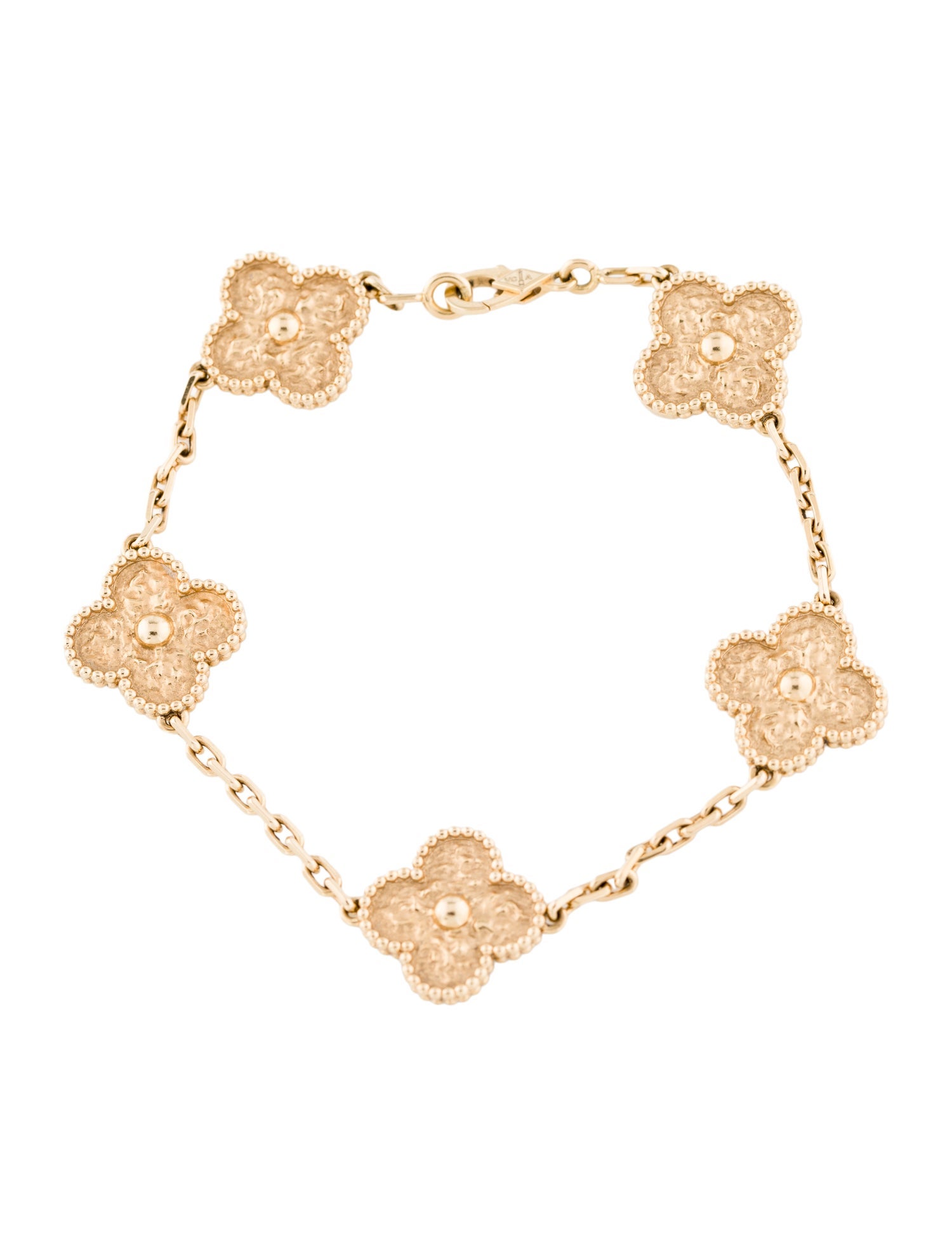 Van Cleef & Arpels Vintage Alhambra Bracelet, 5 Motifs