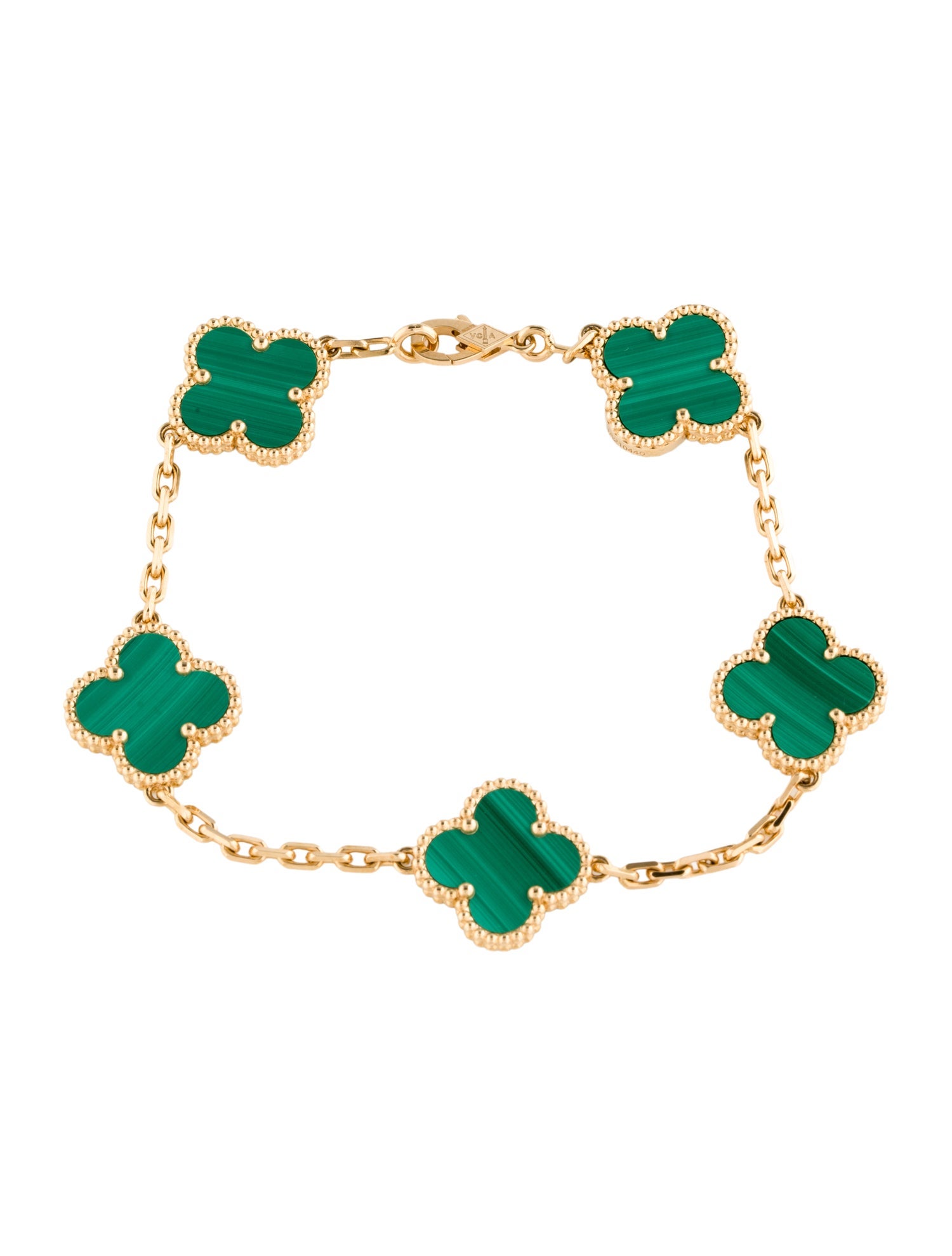Van Cleef & Arpels Vintage Alhambra Bracelet, 5 Motifs