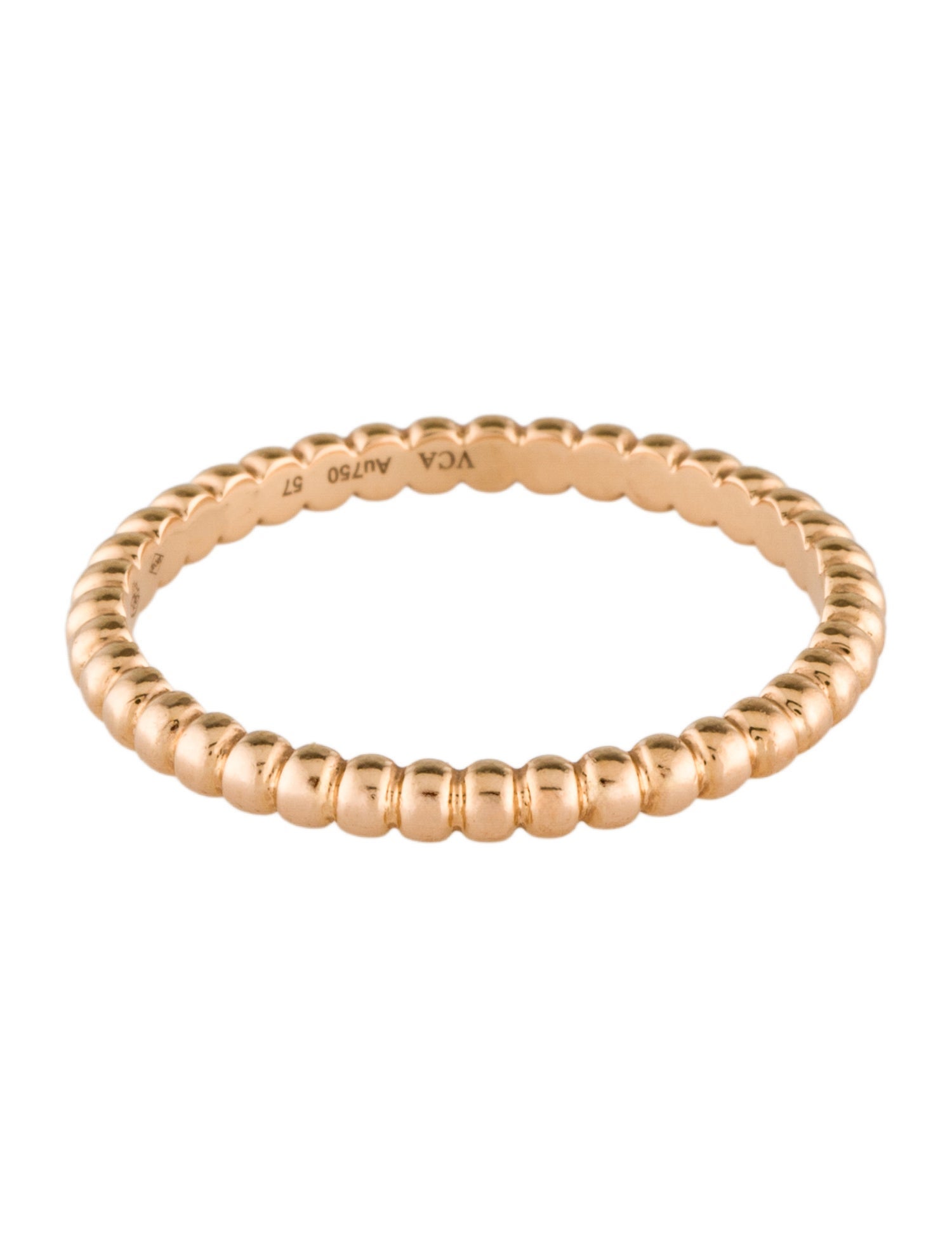 Van Cleef & Arpels Small Perlée Pearls of Gold Ring