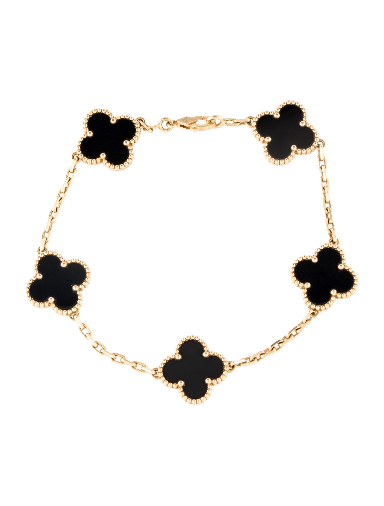 Van Cleef & Arpels Vintage Alhambra Bracelet, 5 Motifs