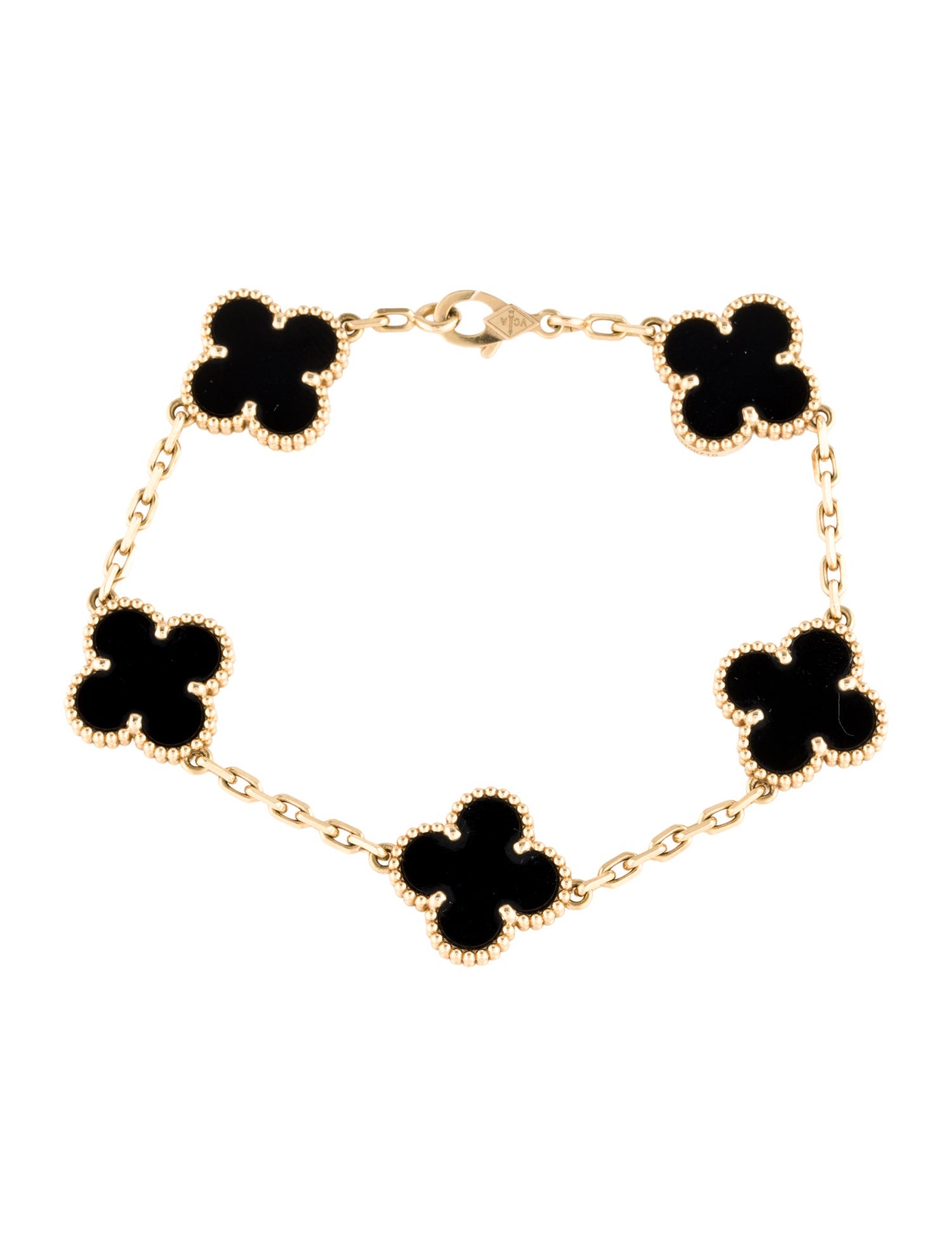 Van Cleef & Arpels Vintage Alhambra Bracelet, 5 Motifs