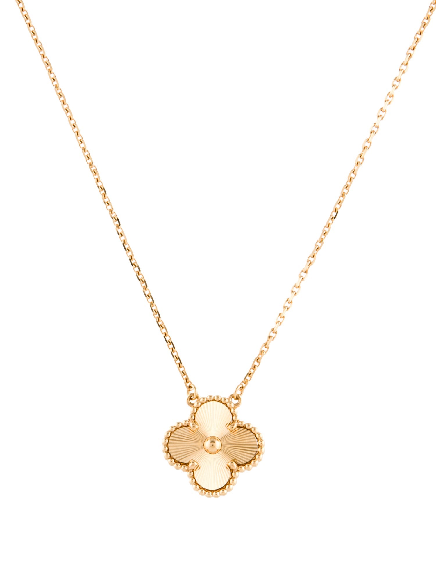 Van Cleef & Arpels Vintage Alhambra Pendant Necklace