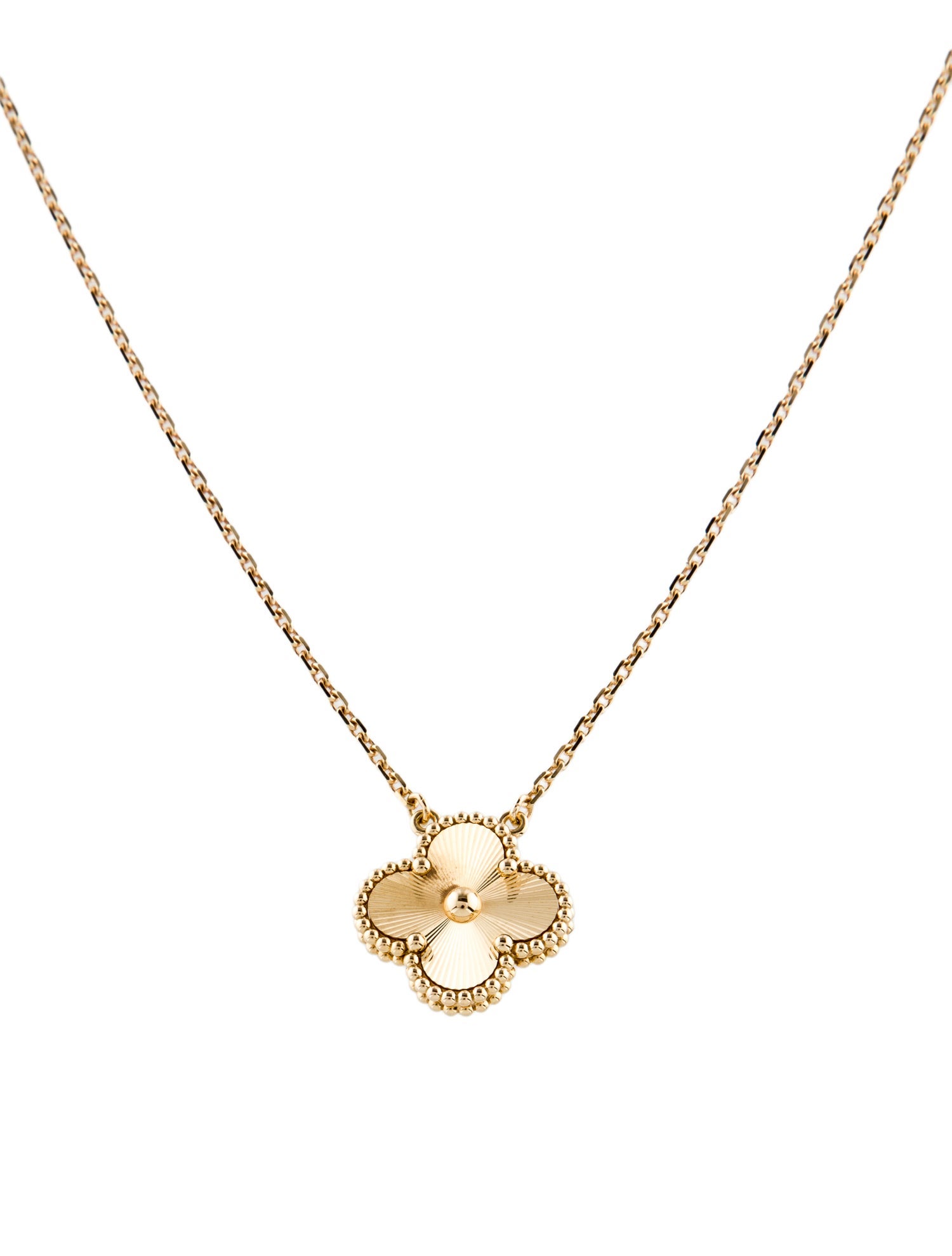 Van Cleef & Arpels Vintage Alhambra Pendant Necklace