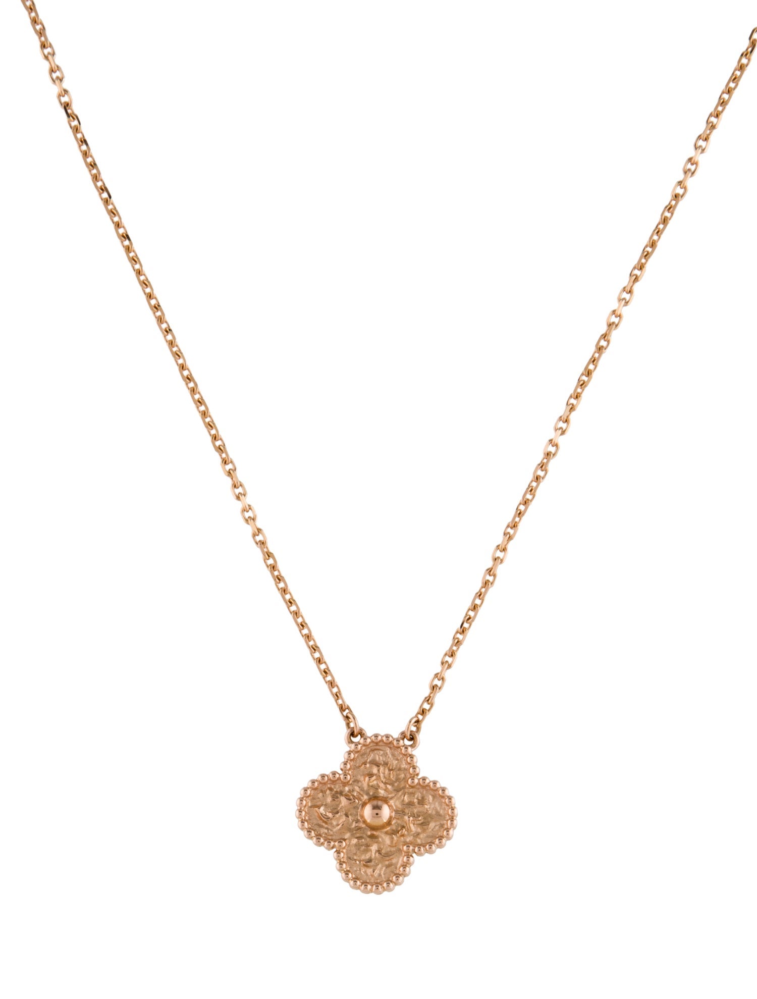 Van Cleef & Arpels Vintage Alhambra Pendant Necklace