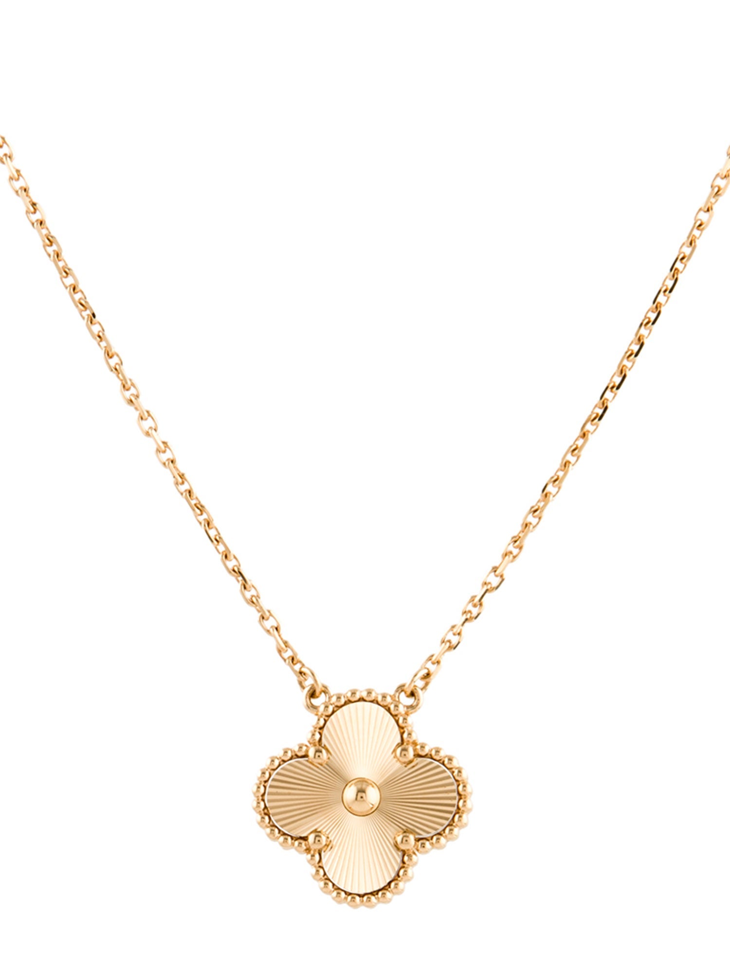 Van Cleef & Arpels Vintage Alhambra Pendant Necklace