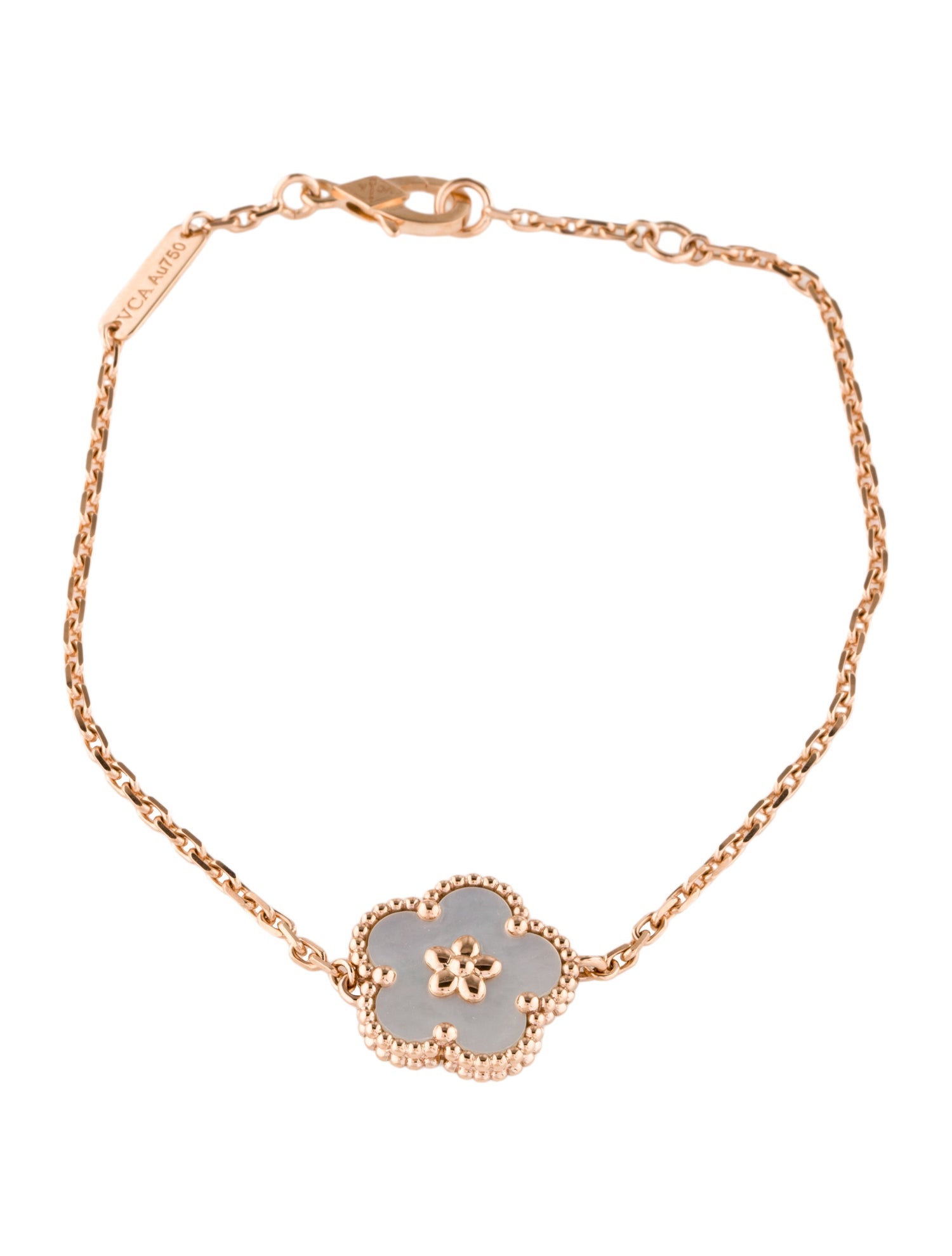 Van Cleef & Arpels Lucky Spring Bracelet, Plum Blossom