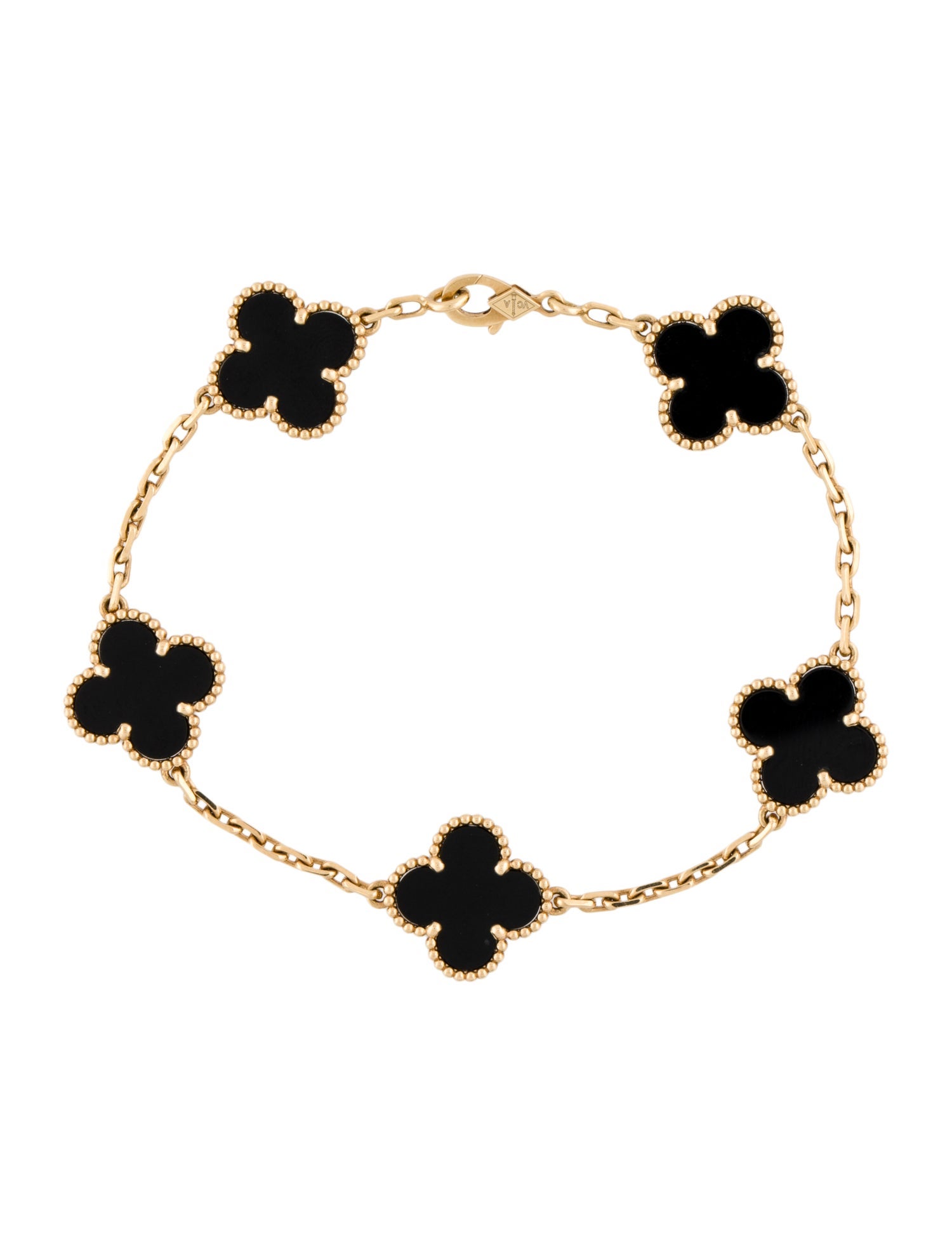 Van Cleef & Arpels Vintage Alhambra Bracelet, 5 Motifs