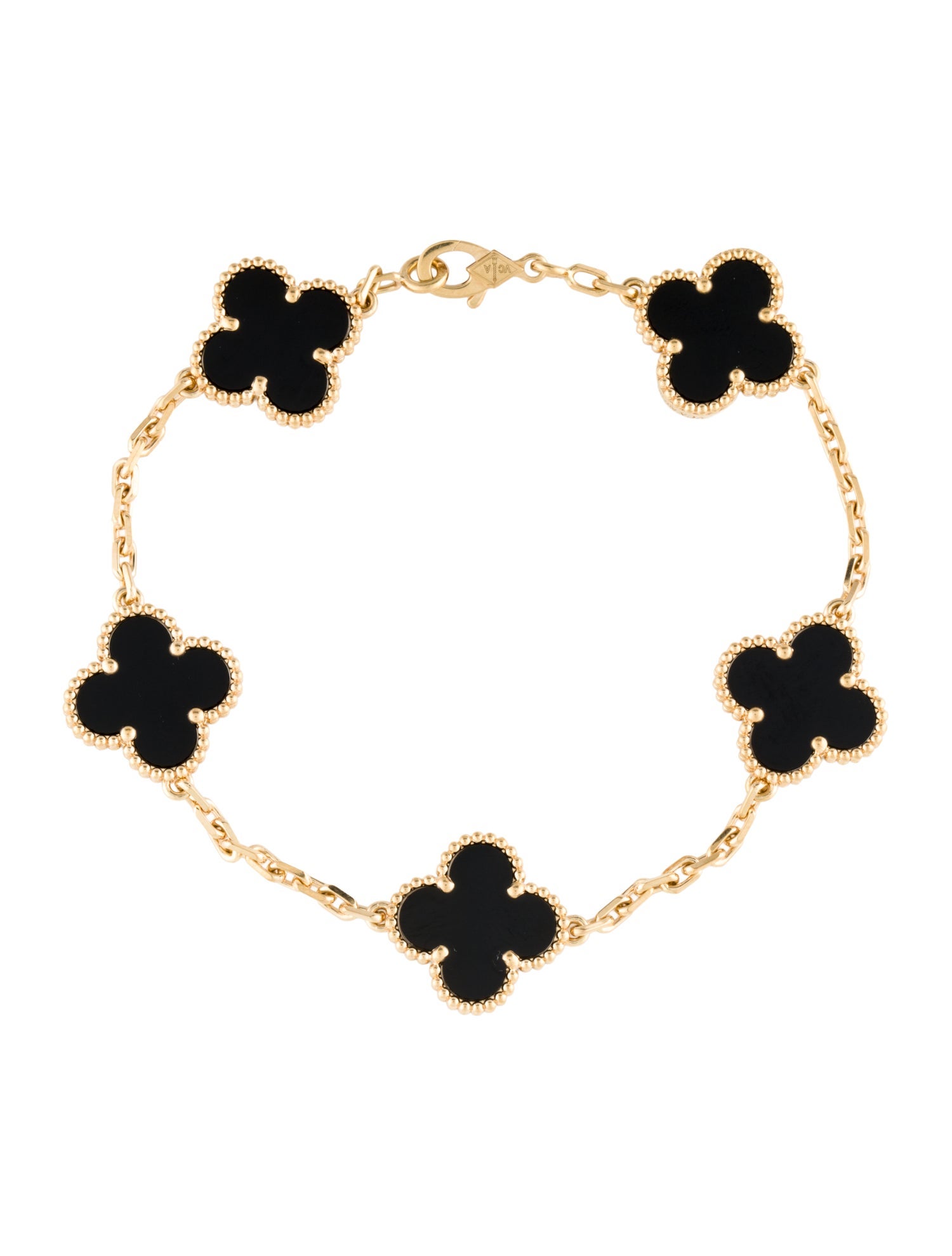 Van Cleef & Arpels Vintage Alhambra Bracelet, 5 Motifs