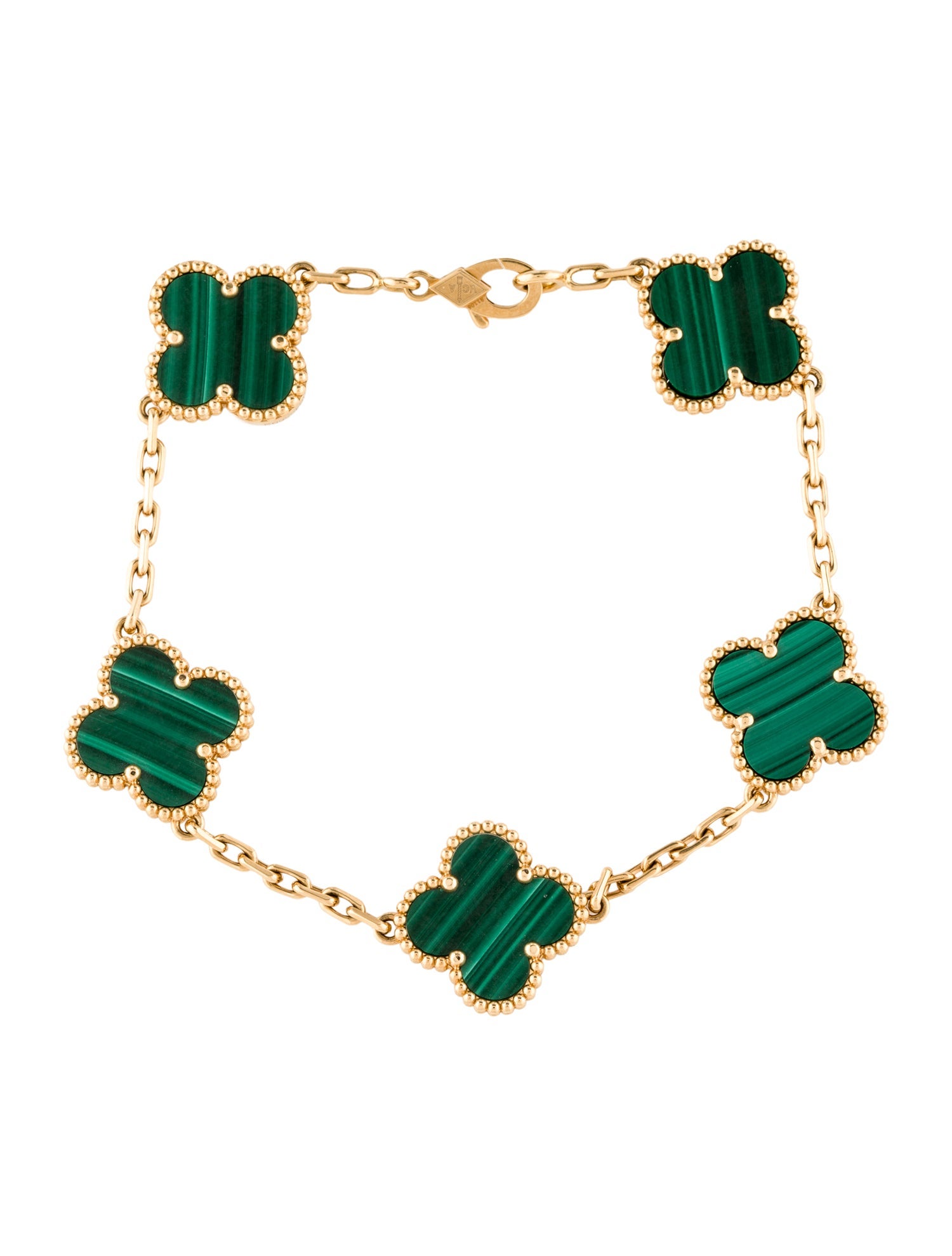 Van Cleef & Arpels Vintage Alhambra Bracelet, 5 Motifs
