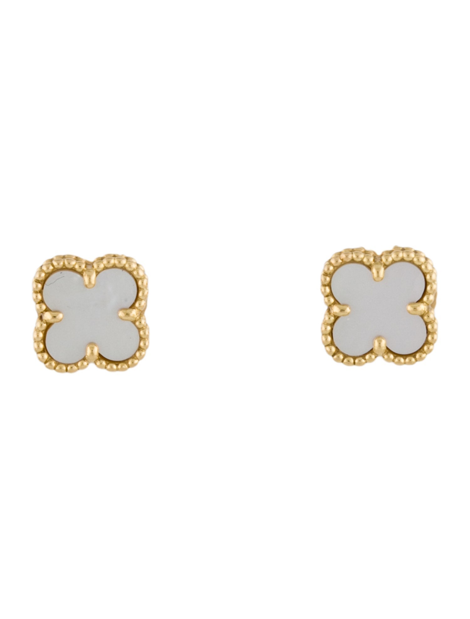 Van Cleef & Arpels Mother of Pearl Sweet Alhambra Earstuds
