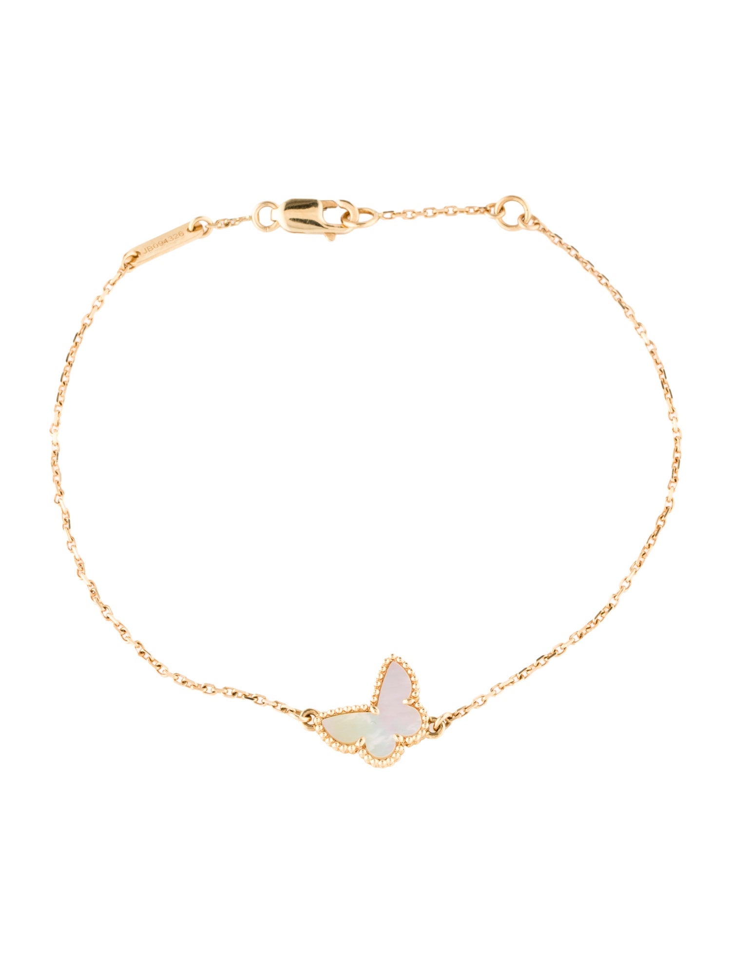 Van Cleef & Arpels Mother of Pearl Sweet Butterflies Bracelet
