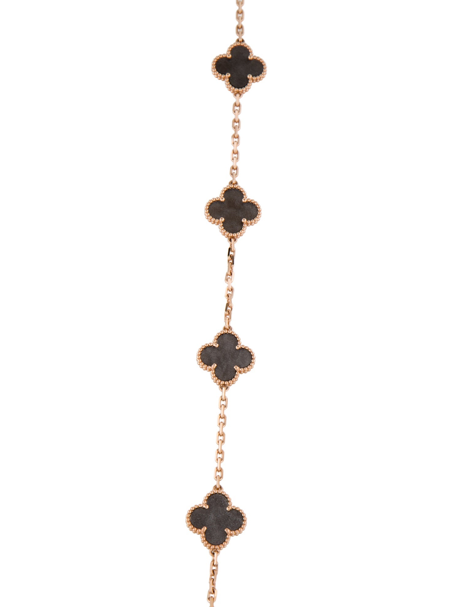 Van Cleef & Arpels 2023 Limited Edition Vintage Alhambra Long Necklace, 20 Motifs