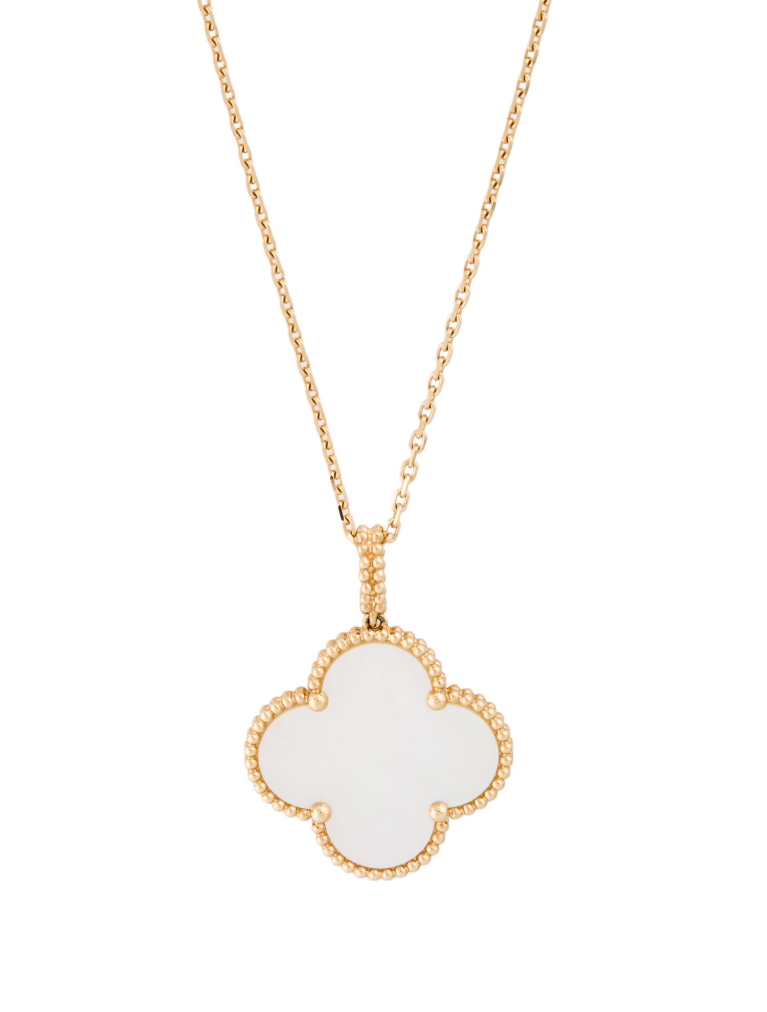 Van Cleef & Arpels Mother Of Pearl Magic Alhambra Long Necklace
