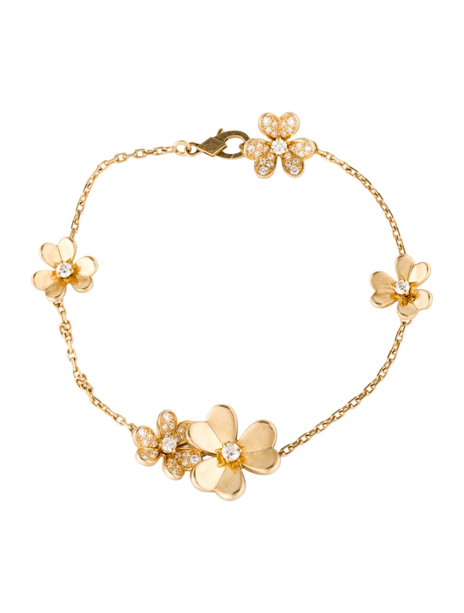 Van Cleef & Arpels Frivole Bracelet, 5 Flowers
