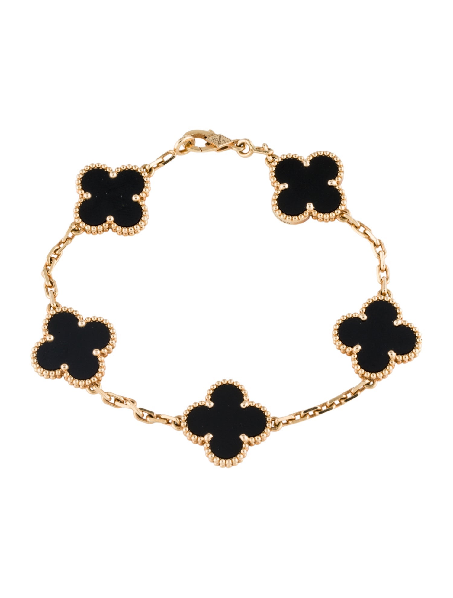 Van Cleef & Arpels Vintage Alhambra Bracelet, 5 Motif